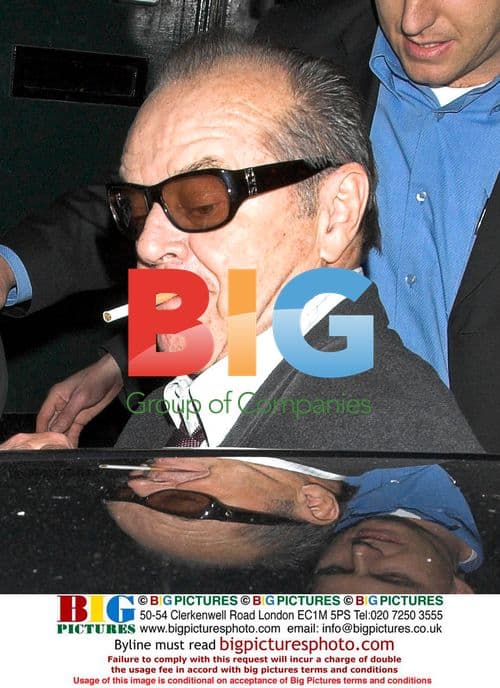 Jack Nicholson Leaves The Ivy