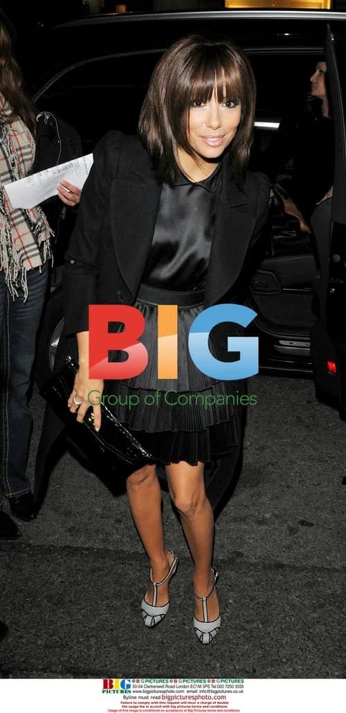 Eva Longoria arrives in London