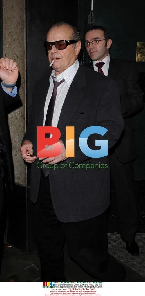 Jack Nicholson Dines at the Ivy in London
