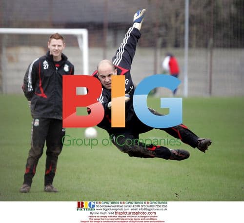 Liverpool players train for FA Cup match