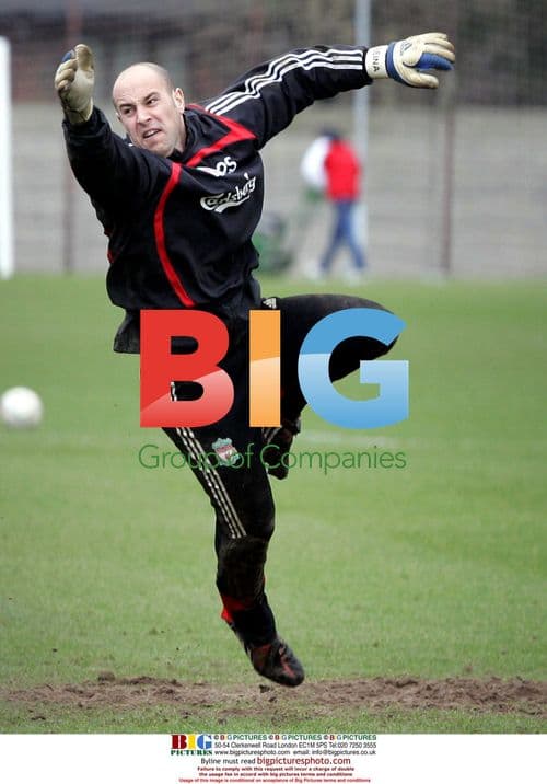 Liverpool players train for FA Cup match