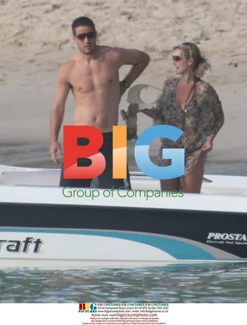 Jamie and Louise Redknapp with Family in Caribbean