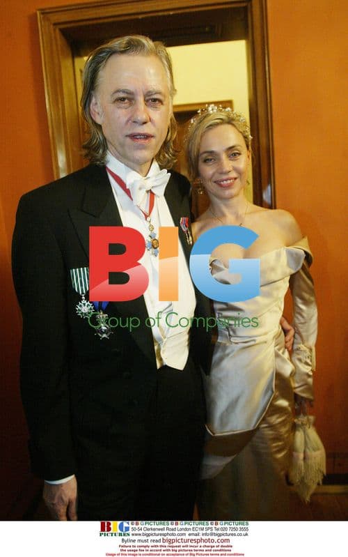 Sir Bob Geldof and Jeanne Marine at Vienna Philharmonic Ball 2008