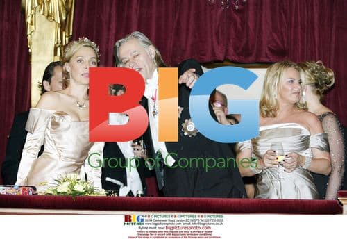 Bob Geldof and Jeanne Marine at Vienna Philharmonic Ball 2008