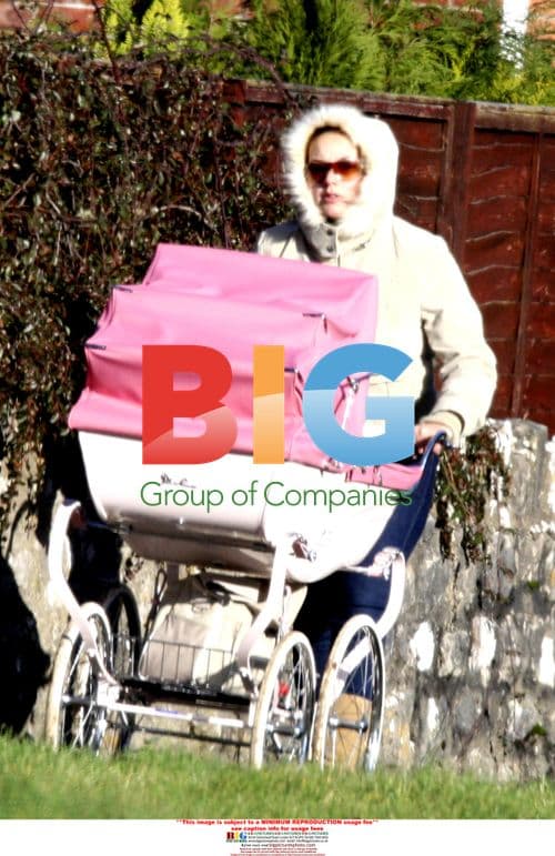 Charlotte Church and Baby Ruby Out for a Walk