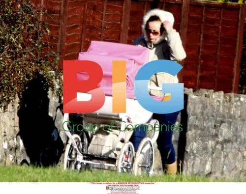 Charlotte Church and baby Ruby Megan out for a stroll