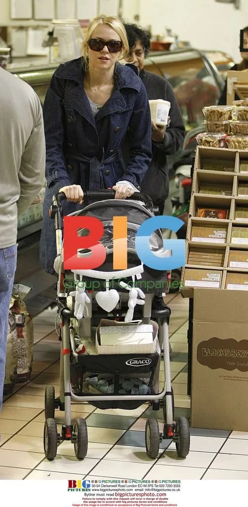 Naomi Watts and son Alexander at Whole Foods