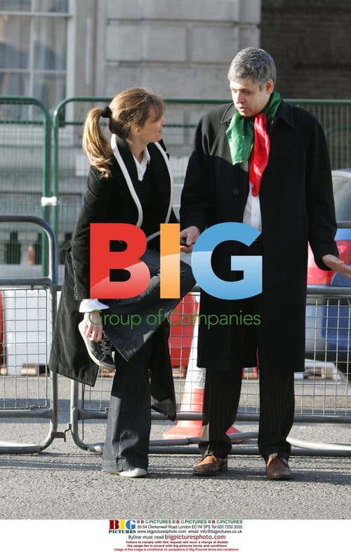 Jemima and Imran Khan attend Downing Street protest