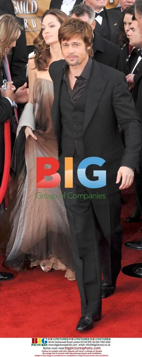Angelina Jolie and Brad Pitt at SAG Awards 2008