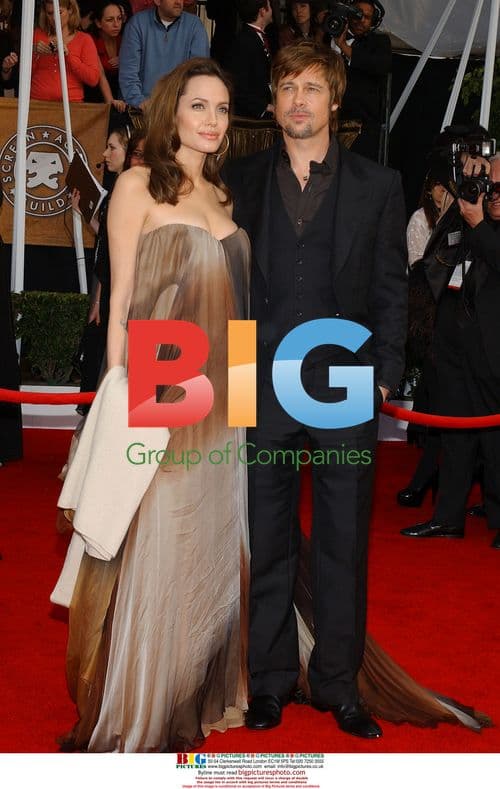 Brad Pitt and Angelina Jolie at SAG Awards