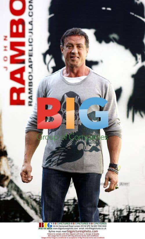 Sylvester Stallone at 'John Rambo' Photocall
