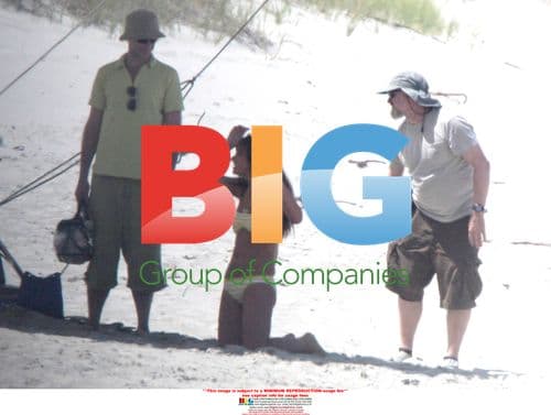 Myleene Klass and Noemie Lenoir shoot M&S ad in South Africa