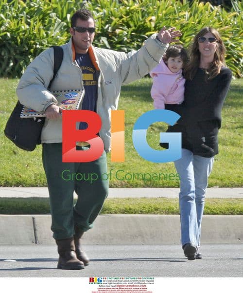 Adam Sandler and Family Outing