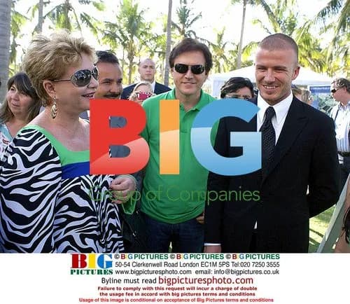 David Beckham Promotes Housing Development in Brazil