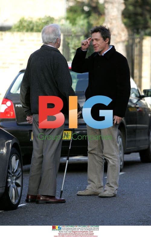 Hugh Grant Spotted Strolling Alone
