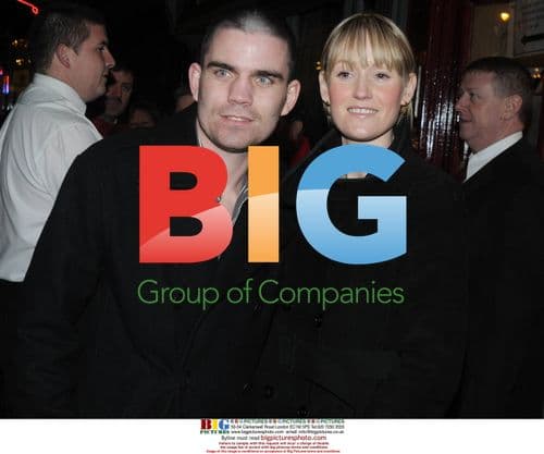 Bernard Dunne and wife Pamela Dunne at Mrs. Brown's opening