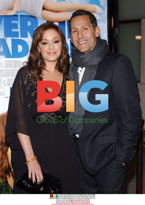 Leah Remini and Angelo Pagan at 'Over Her Dead Body' Premiere