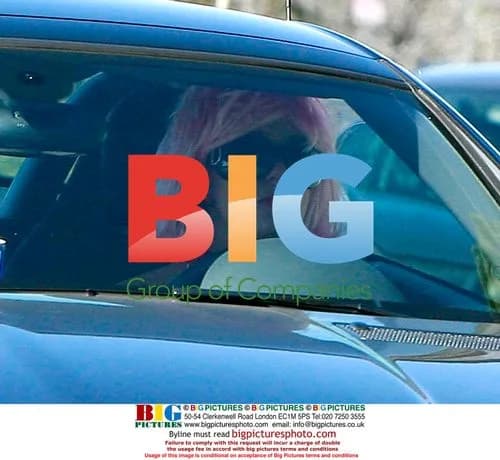 Britney Spears Drives with Manager in LA