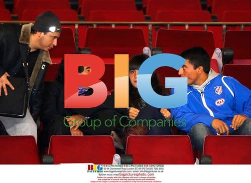 Diego Maradona at Atletico de Madrid Stadium