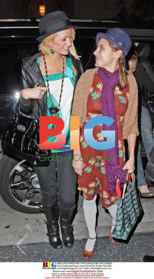 Paris Hilton and Christine Lakin at Katsuya