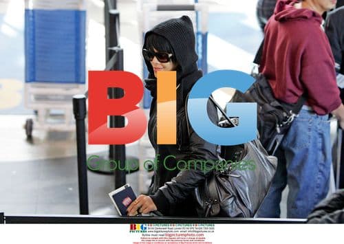 Rihanna at LAX Airport