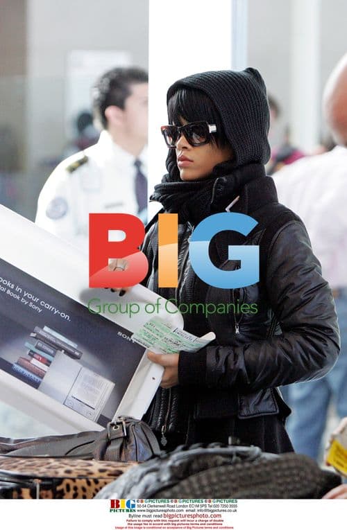 Rihanna at LAX Airport