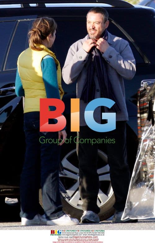 Robert Downey Jr. on set of 'The Soloist'