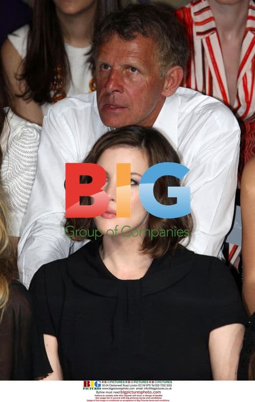 Liv Tyler and Patrick Poivre d'Arvor at Dior Fashion Show