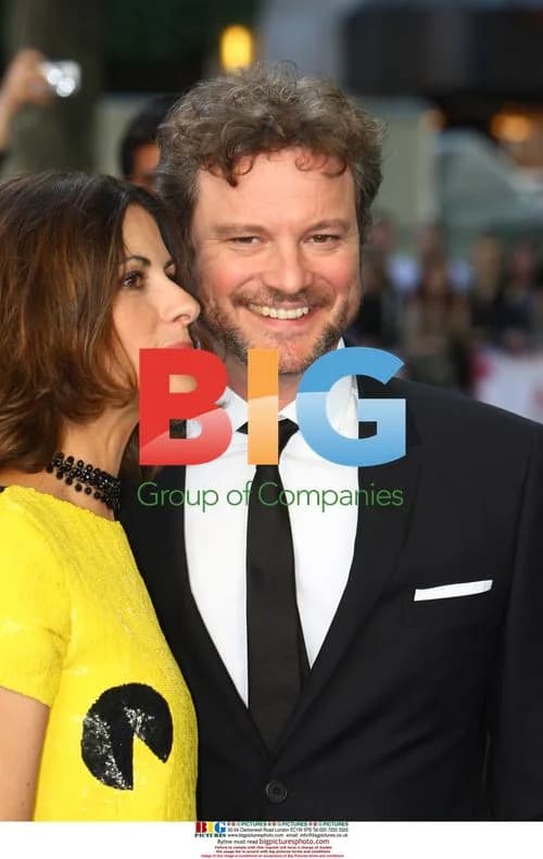 Colin Firth at "Mamma Mia!" premiere