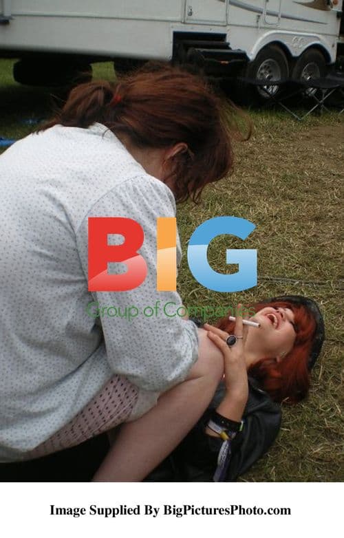 Celebs at Glastonbury Festival 2008