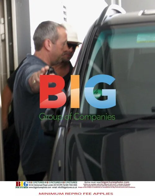 Brad Pitt visits Lenval Hospital in Nice