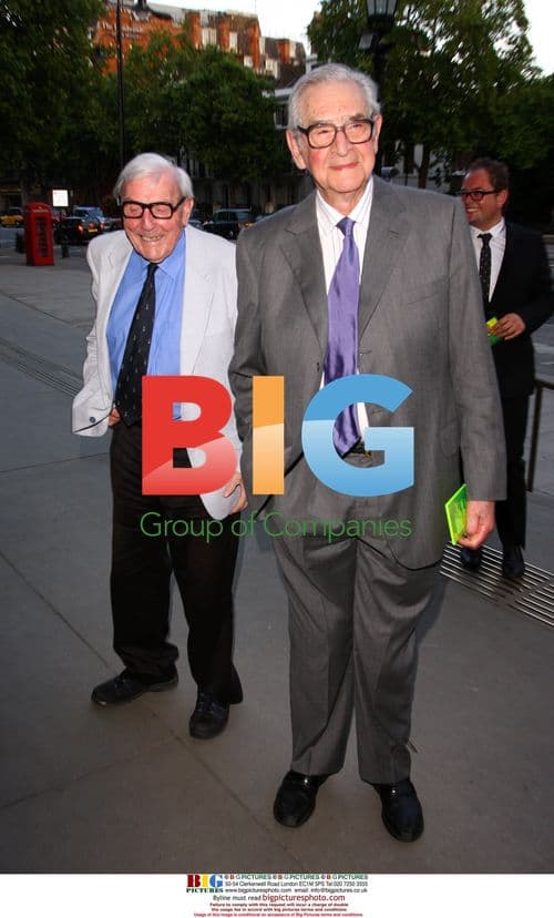 Eric Sykes and Dennis Norden at Harper Collins party