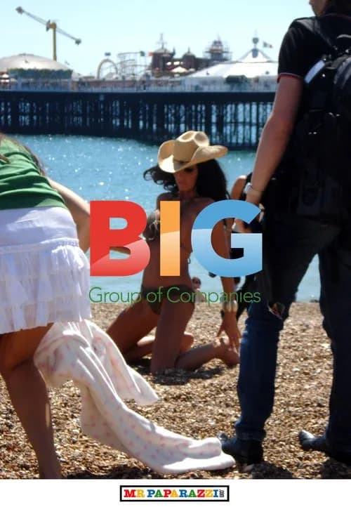 Jordan aka Katie Price on photo shoot in Brighton