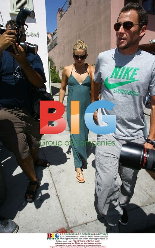 Kate Hudson, Lance Armstrong & Family Lunch