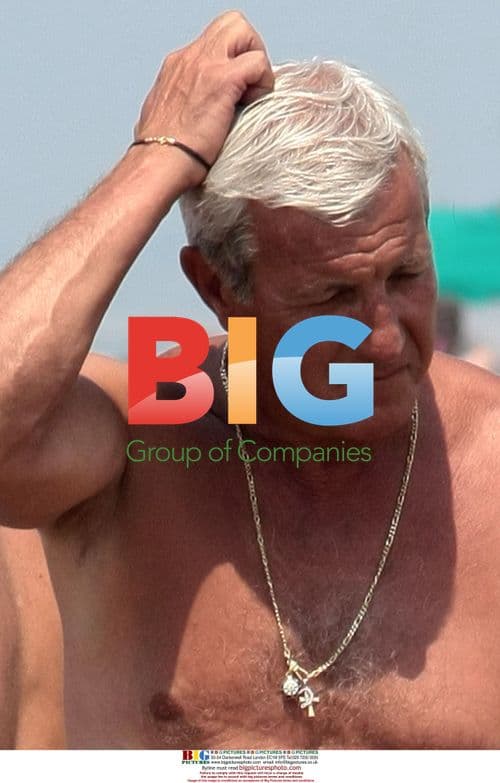 Marcello Lippi on holiday in Italy