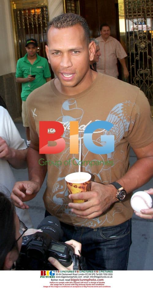 Alex Rodriguez Leaving Apartment