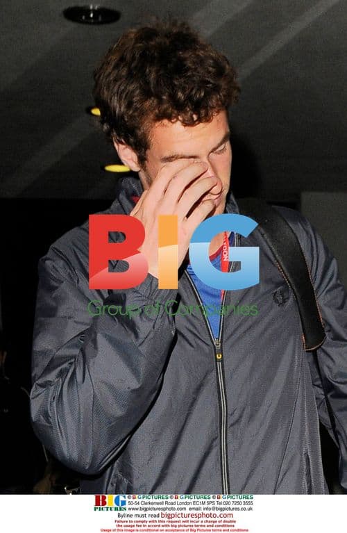 Andrew Murray leaves Wimbledon