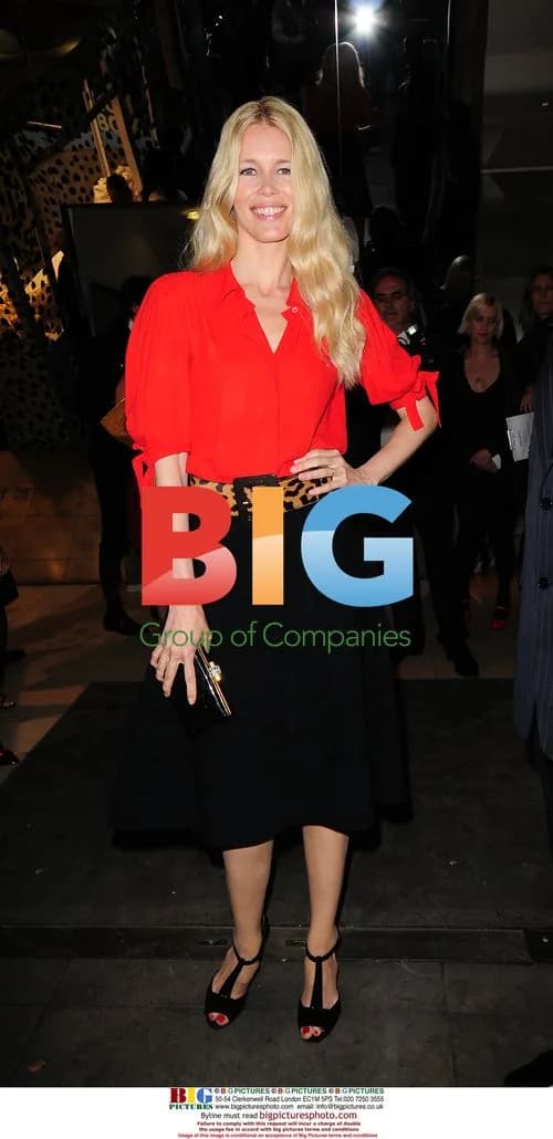 Claudia Schiffer at YSL Store Opening