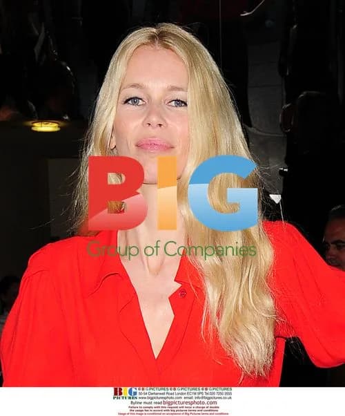 Claudia Schiffer at YSL Store Opening