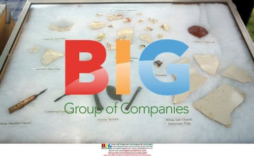 Artifacts from George Washington's childhood home