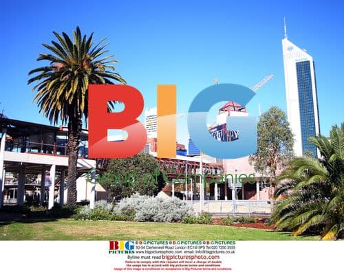 Construction site in Northbridge, Perth