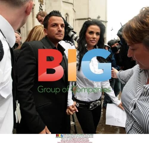 Katie Price and Peter Andre Leave High Court