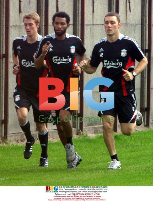Liverpool FC players return to training