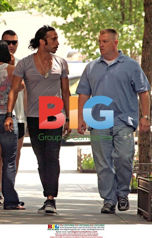 Carlos Leon with Madonna's kids