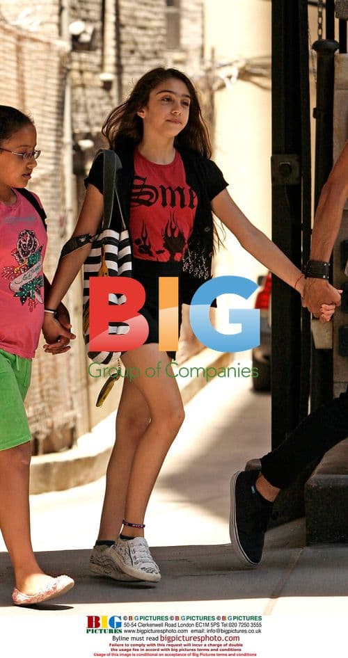 Carlos Leon with Madonna's kids