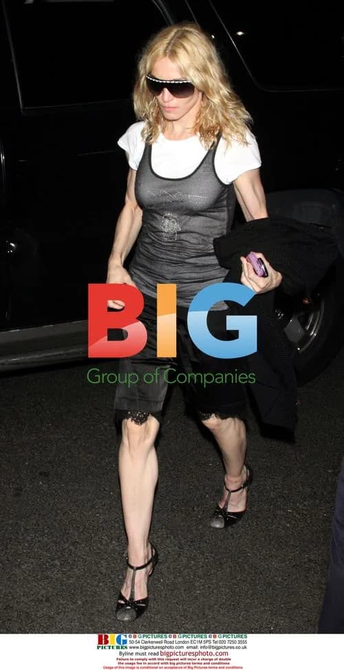 Madonna and son David in New York