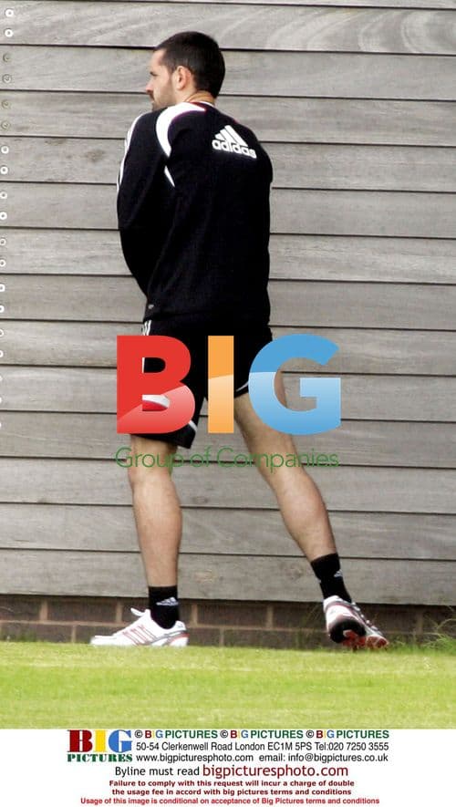 Footballer Scott Carson Caught Short During Training