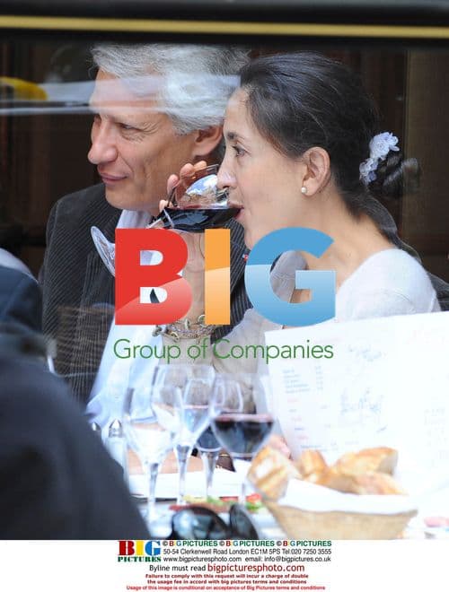 Ingrid Betancourt and Dominique de Villepin Lunch