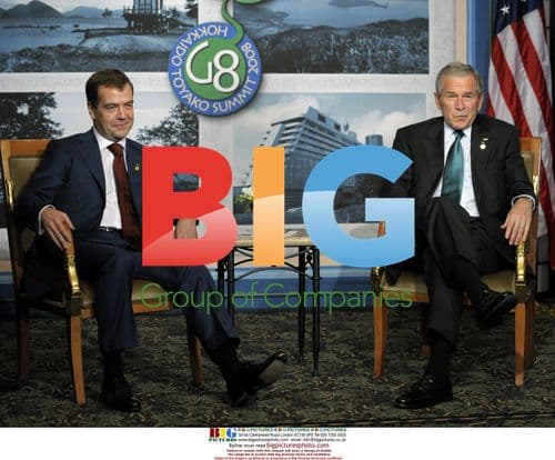 Bush Meets Medvedev at G8 Summit in Japan