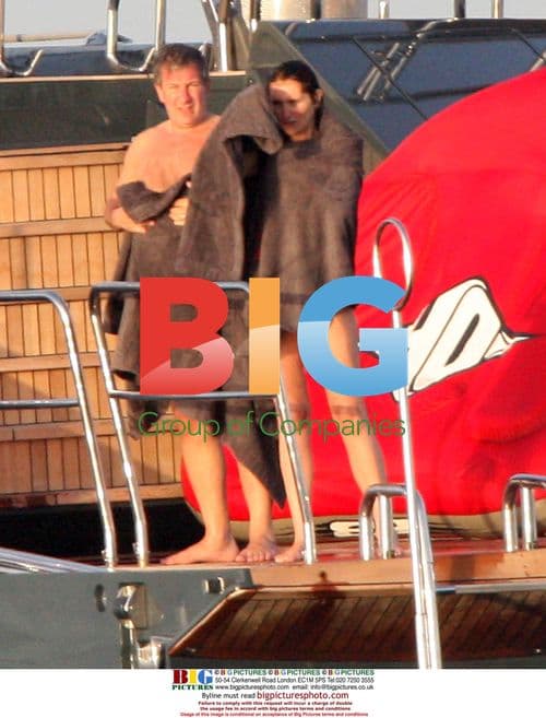 Cecilia Sarkozy on Yacht in Italy